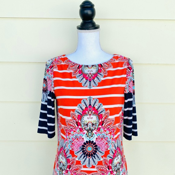 Eliza J Print Jersey Sheath Dress - Picture 6 of 11